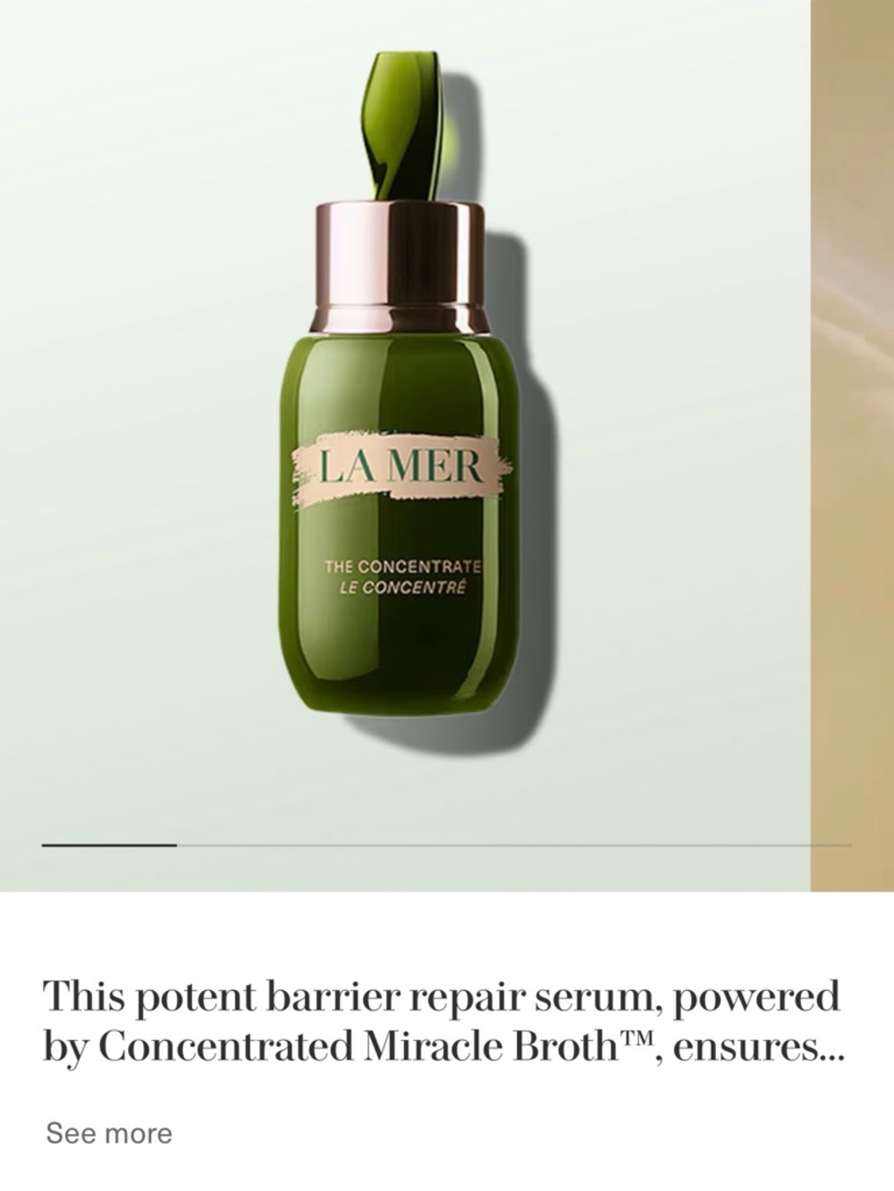 La Mer The Concentrate Serum